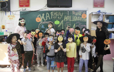 Tưng bừng Halloween tại Tiểu học Tô Hiến Thành
